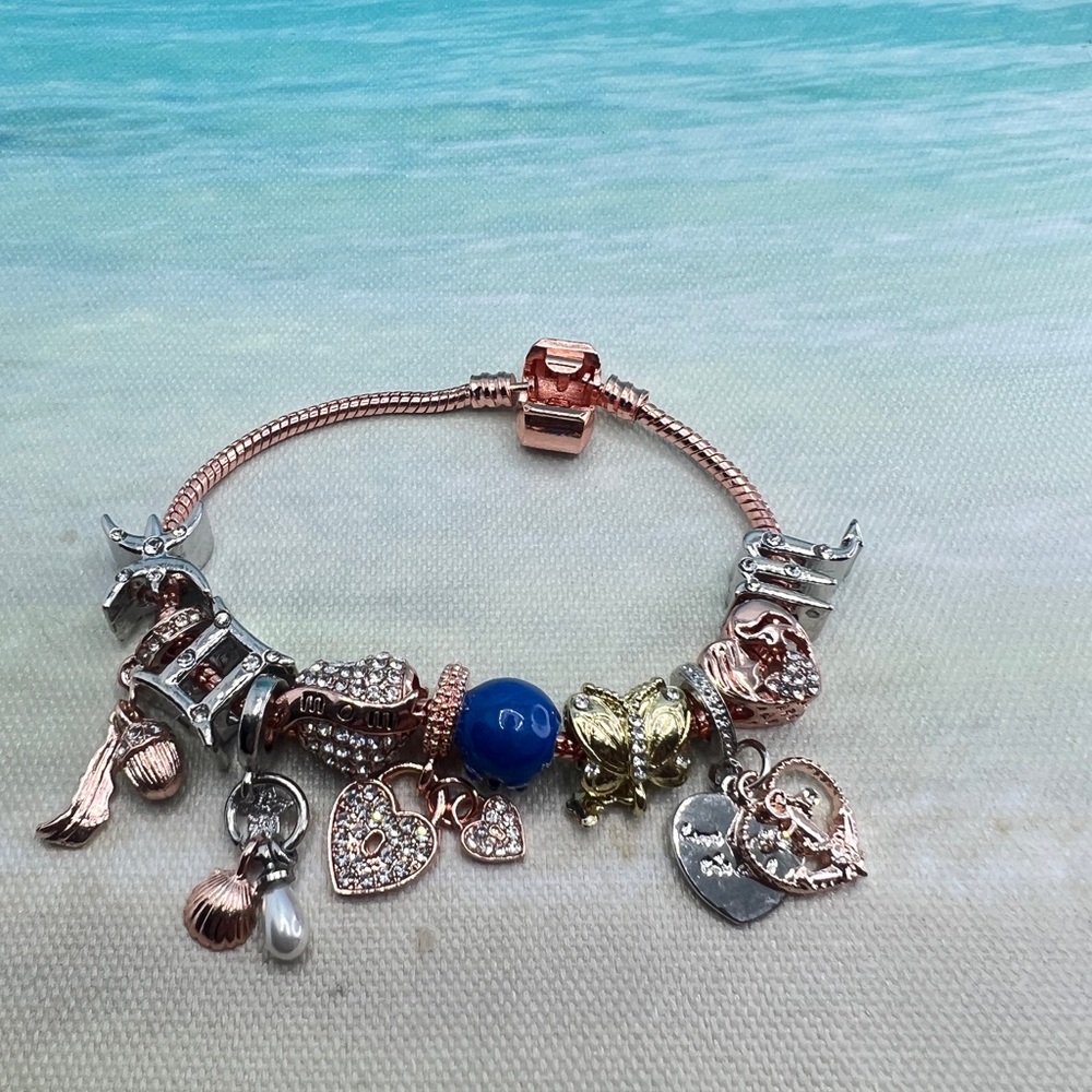 17Cm Bracelet Rose Gold Coat Women’s Fashion Jewelry Gift For MOM Trendy Style